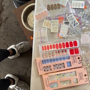 Colorful Nail Wraps Set